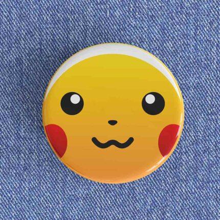 Pikachu Face Badge/Magnet