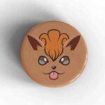 Vulpix Face Badge/Magnet