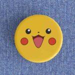 Happy Pikachu Badge/Magnet