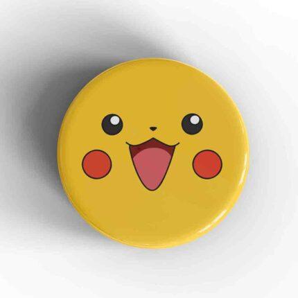 Happy Pikachu Badge/Magnet