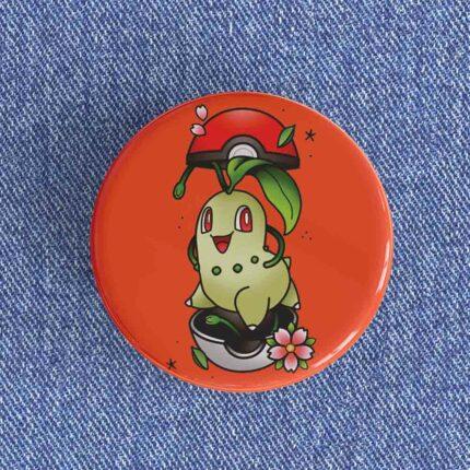 Chikorita Badge/Magnet