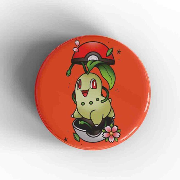 Chikorita Badge/Magnet