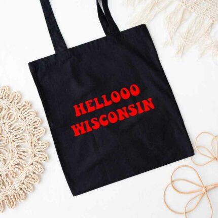 Hello Wisconsin Tote Bag