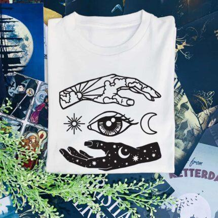 Night and Day Illustration T-Shirt