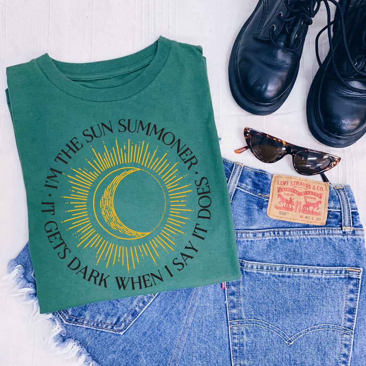 It Gets Dark When I Say It Does T-Shirt It Gets Dark When I Say It Does T-Shirt