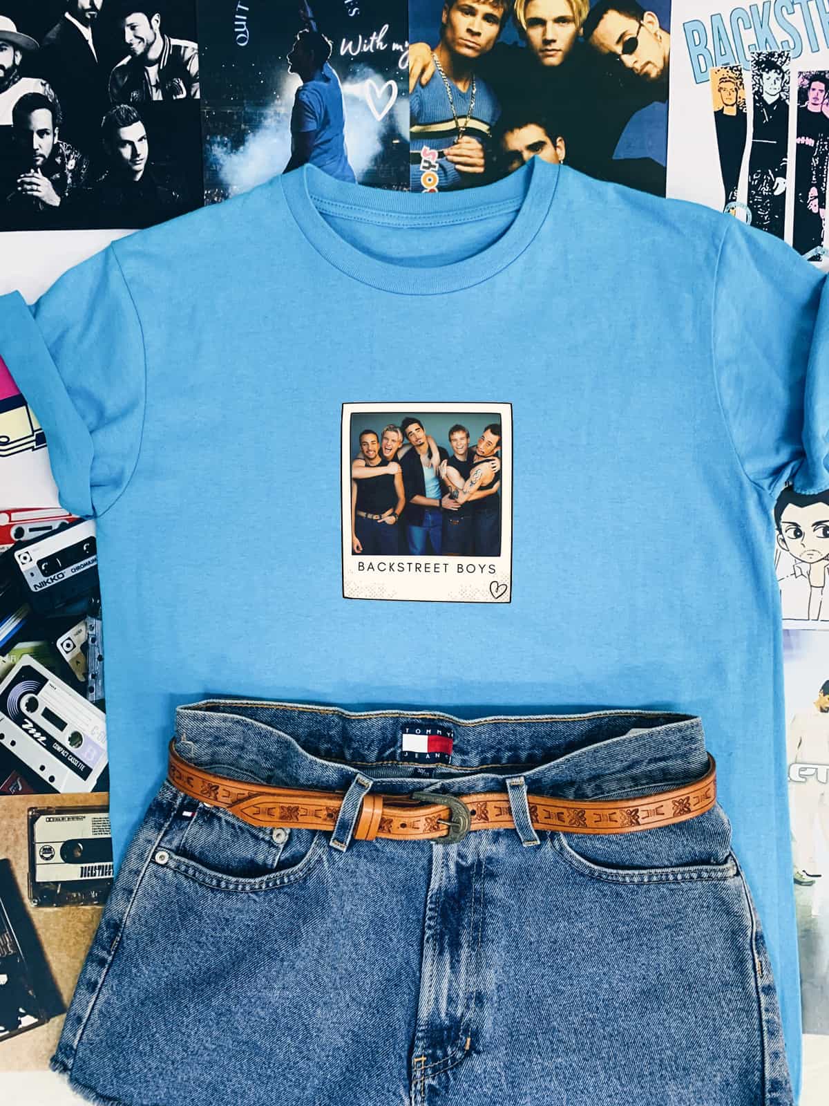 Backstreet Boys Polaroid T-Shirt Backstreet Boys Polaroid T-Shirt