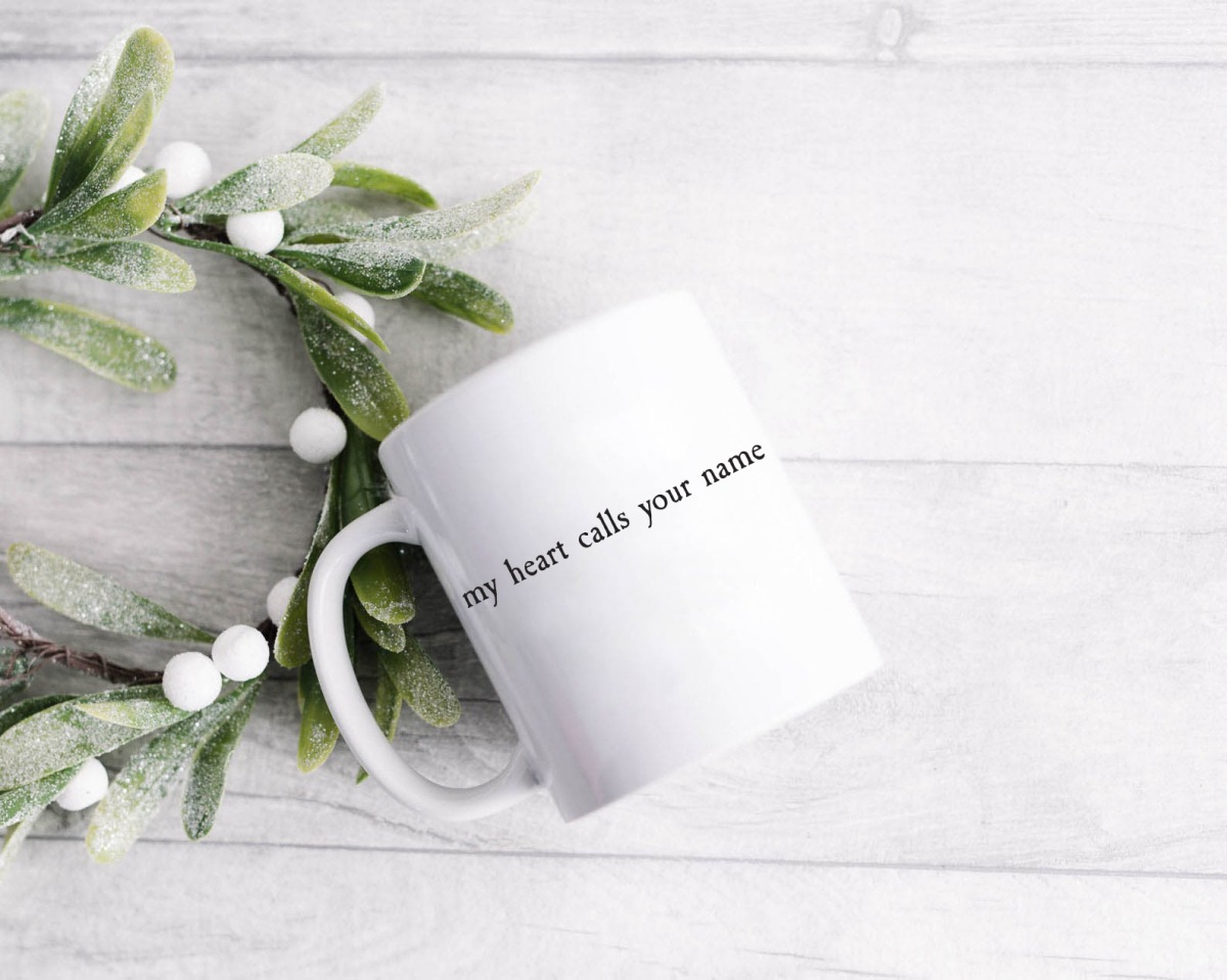 My Heart Calls Your Name Mug My Heart Calls Your Name Mug