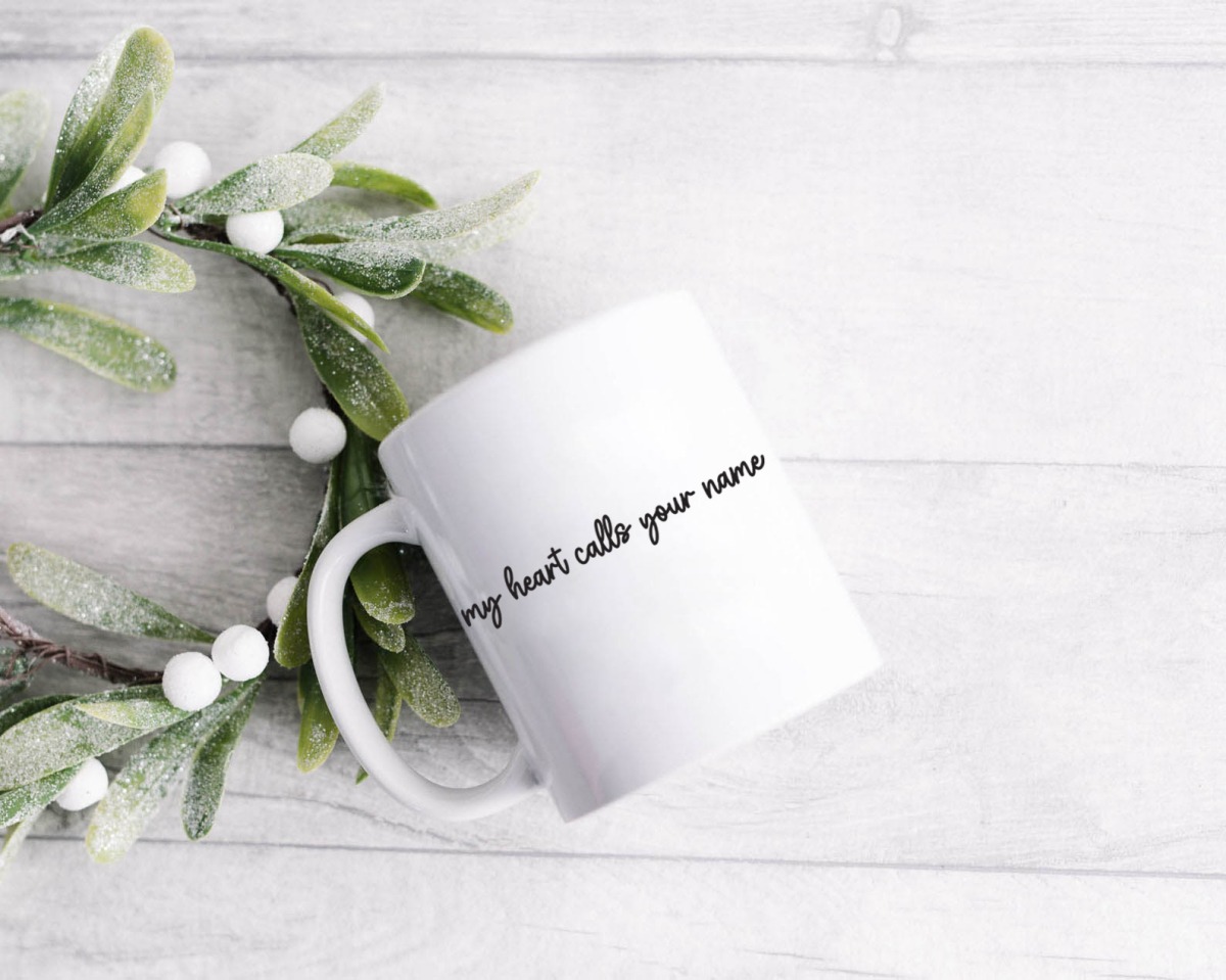 My Heart Calls Your Name Mug My Heart Calls Your Name Mug
