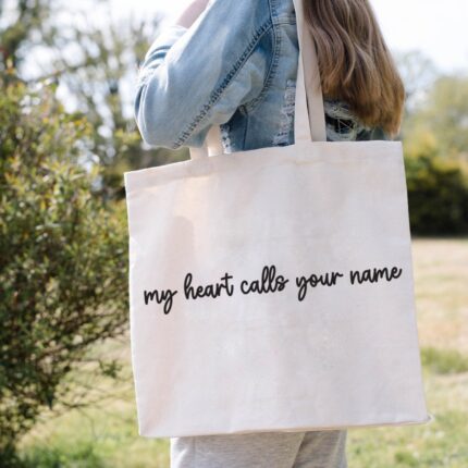 My Heart Calls Your Name Tote Bag