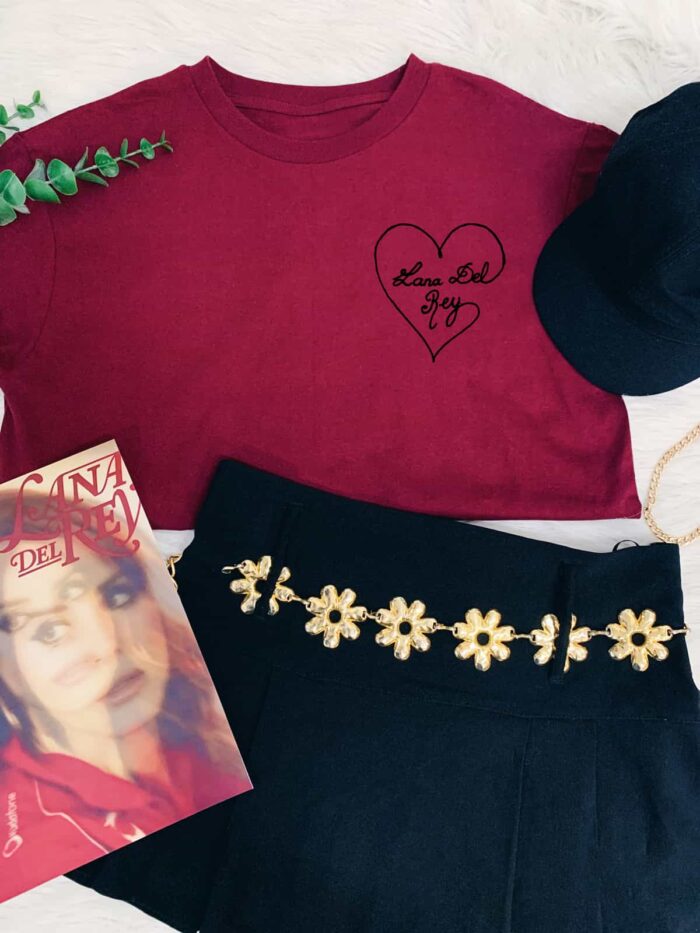 Lana Del Rey Heart T-Shirt