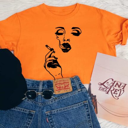 Smoking Illustration T-Shirt