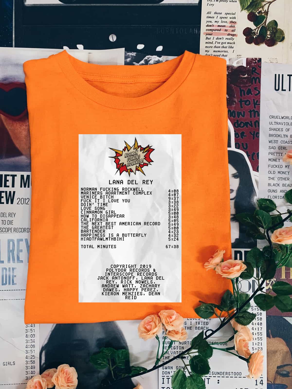 Norman Rockwell Receipt T-Shirt Norman Rockwell Receipt T-Shirt