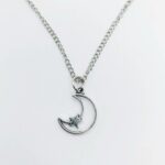Moon and Star Necklace