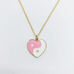 Yin Yang Heart Necklace