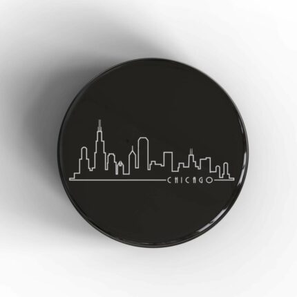 Chicago Skyline Badge/Magnet