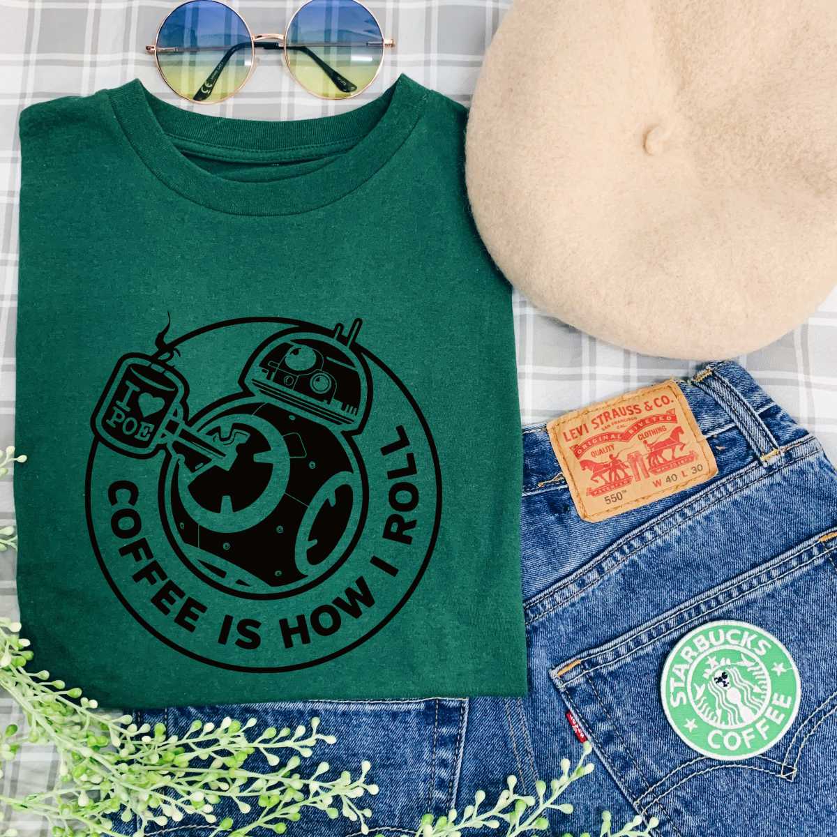 Coffee Is How I Roll T-Shirt Coffee Is How I Roll T-Shirt