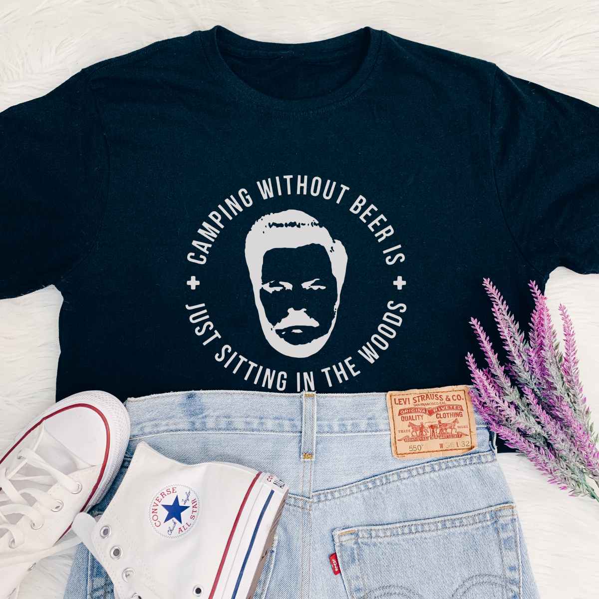 Camping Without Beer T-Shirt Camping Without Beer T-Shirt
