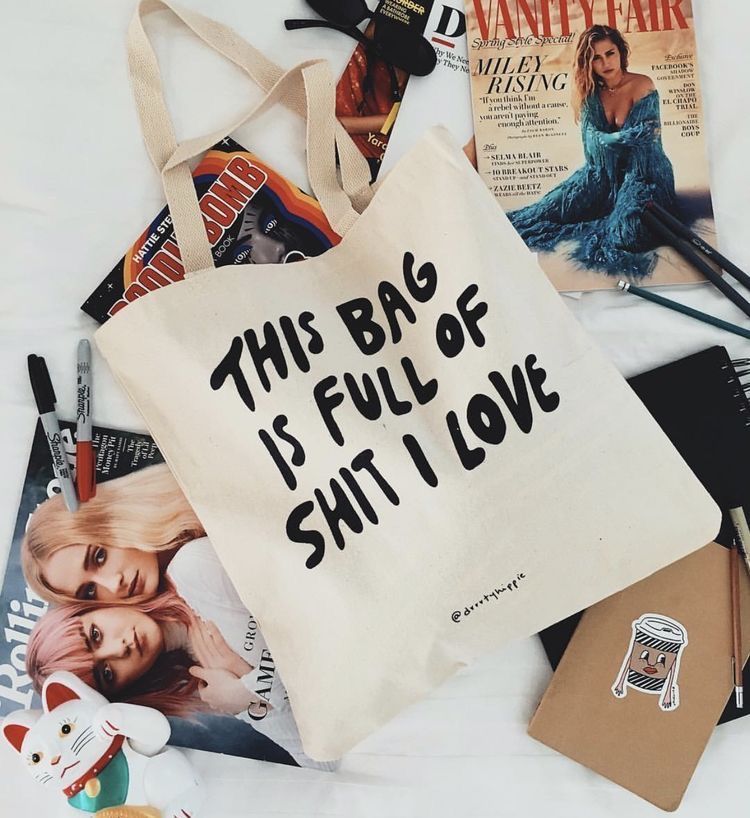 Full of Shit I Love Tote Bag Full of Shit I Love Tote Bag