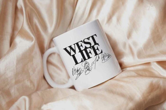 Westlife Logo Signatures Mug