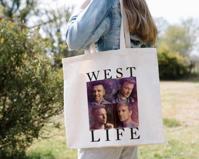 Westlife Boys Portraits Tote Bag