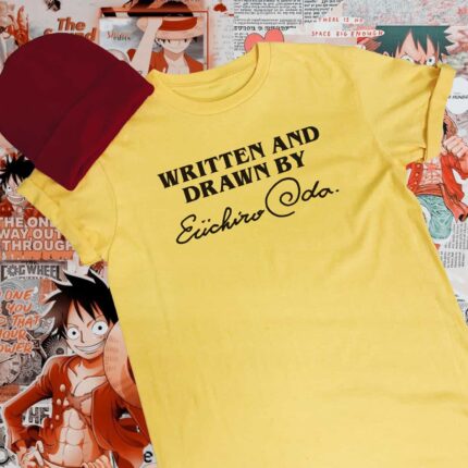Written and Drawn By Eiichiro Oda T-Shirt