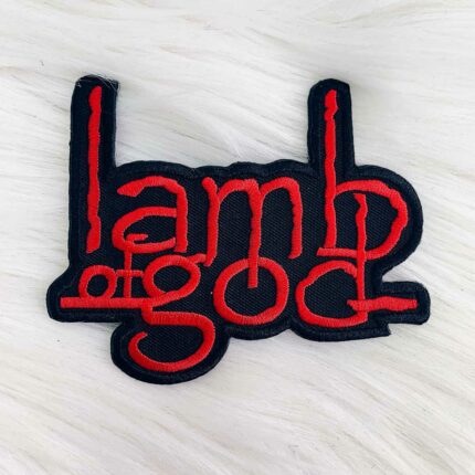 Red Lamb of God Patch