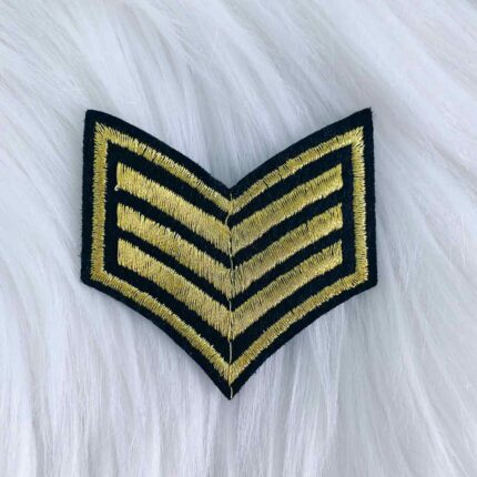 Three Gold Stripes Patch