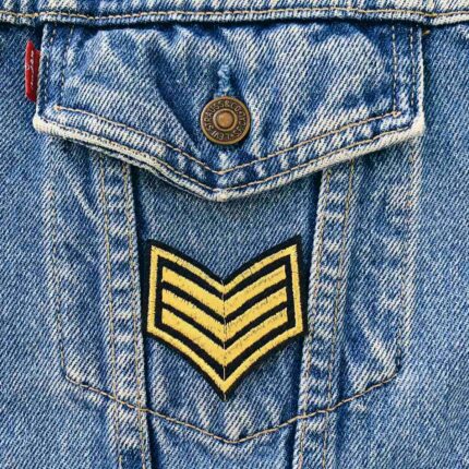 Three Gold Stripes Patch
