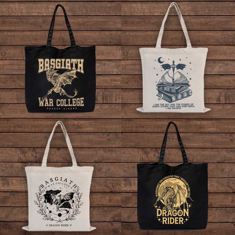 fourth iwing Fourth Wing Collection Tote Bag - Image 1