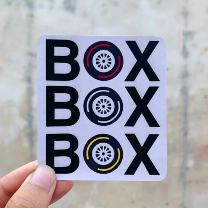 Box Box Box Sticker