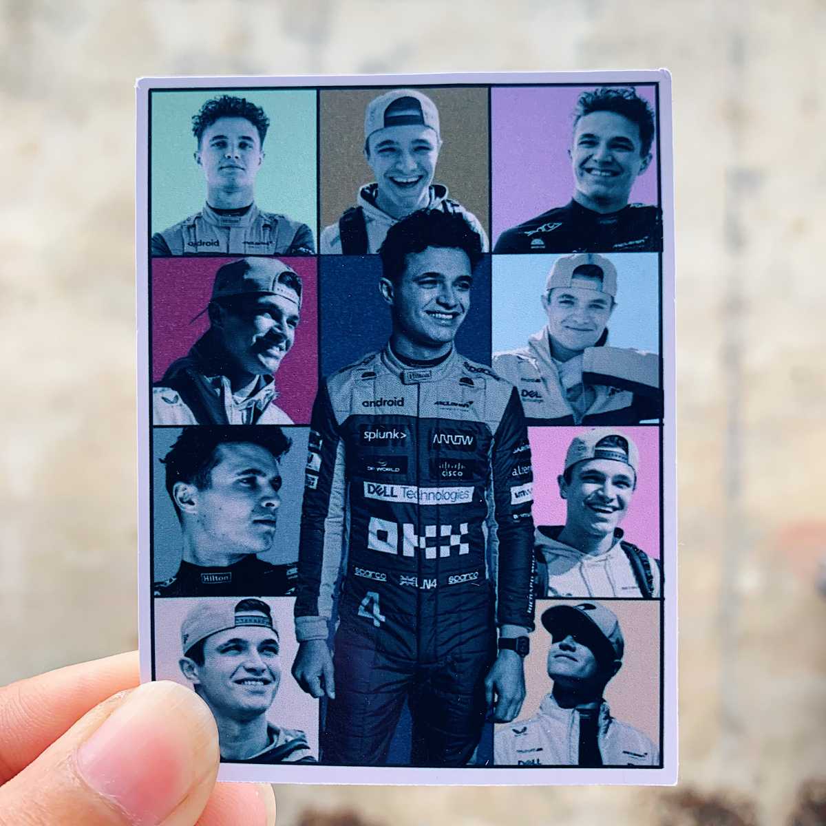 Lando Norris Eras Sticker Lando Norris Eras Sticker - Image 1