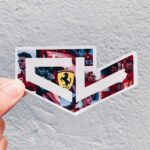 Charles Leclerc Logo Sticker