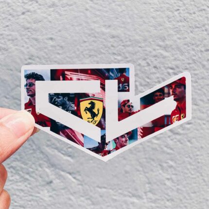 Charles Leclerc Logo Sticker