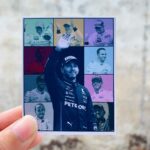 Lewis Hamilton Eras Sticker