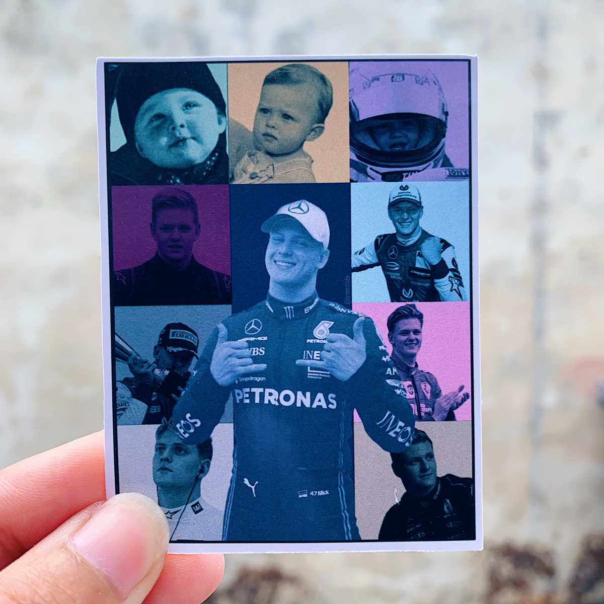 Mick Schumacher Eras Sticker Mick Schumacher Eras Sticker