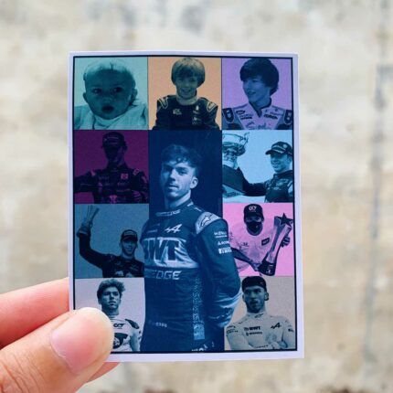 Pierre Gasly Eras Sticker