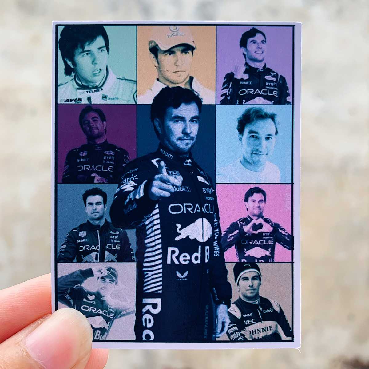 Sergio Perez Eras Sticker Sergio Perez Eras Sticker