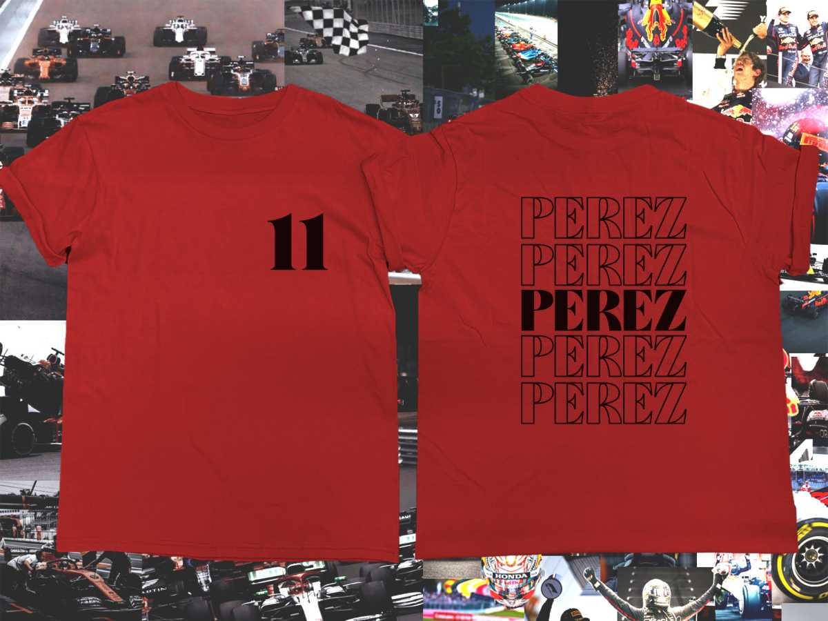 Perez Front and Back Print T-Shirt Perez Front and Back Print T-Shirt