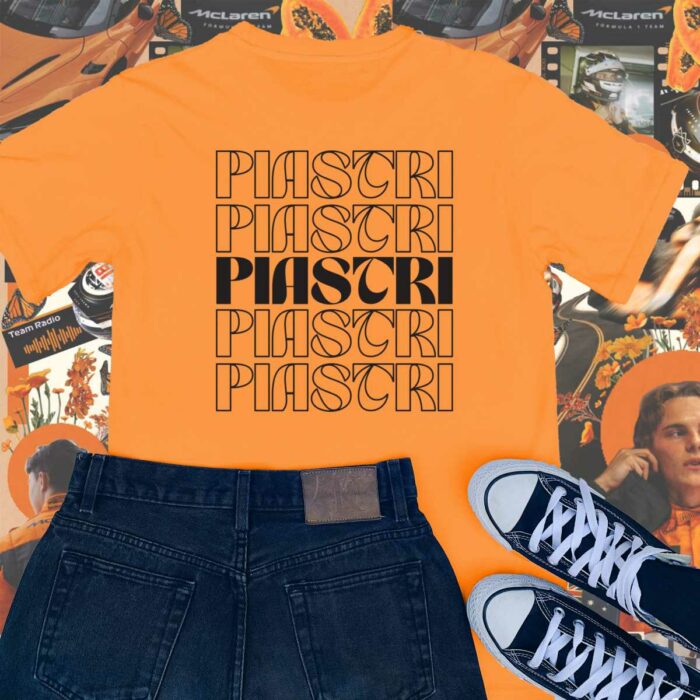 Piastri Front and Back Print T-Shirt