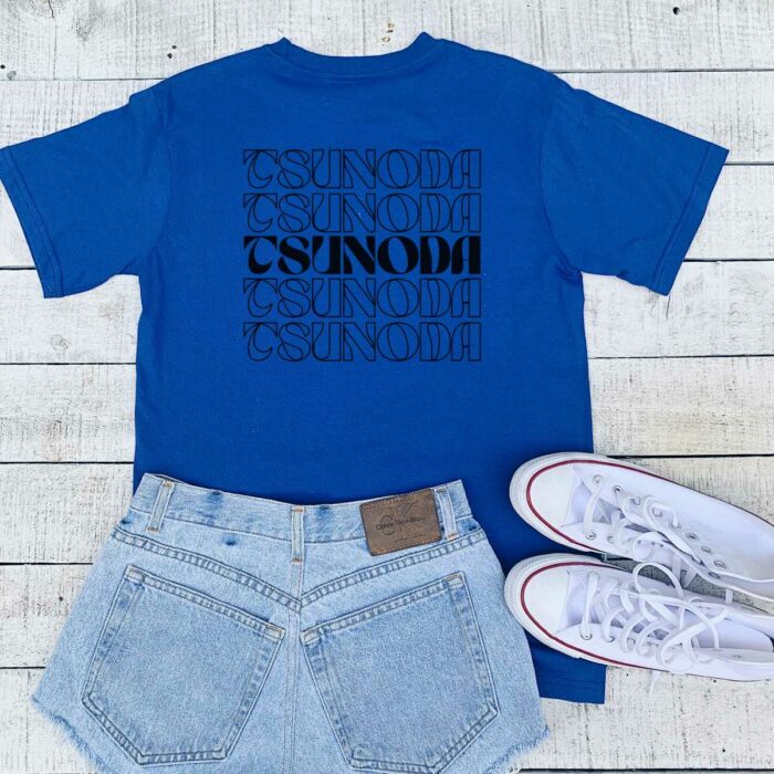 Tsunoda Front and Back Print T-Shirt