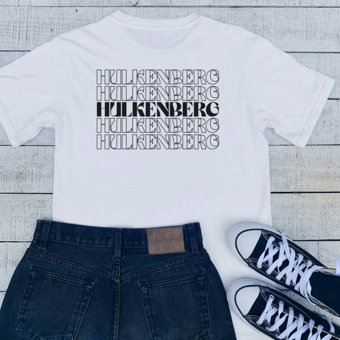Hulkenberg Front and Back Print T-Shirt