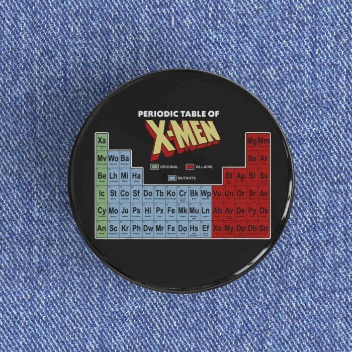 Periodic Table of X-Men Badge/Magnet