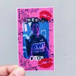 Esteban Ocon Burn Book Sticker
