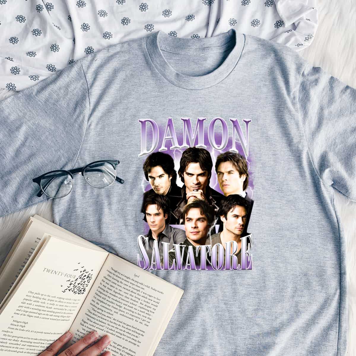 Damon Salvatore Poster T-Shirt Damon Salvatore Poster T-Shirt