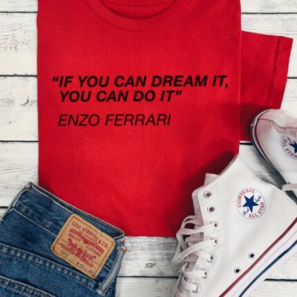 Enzo Ferrari Quote T-Shirt