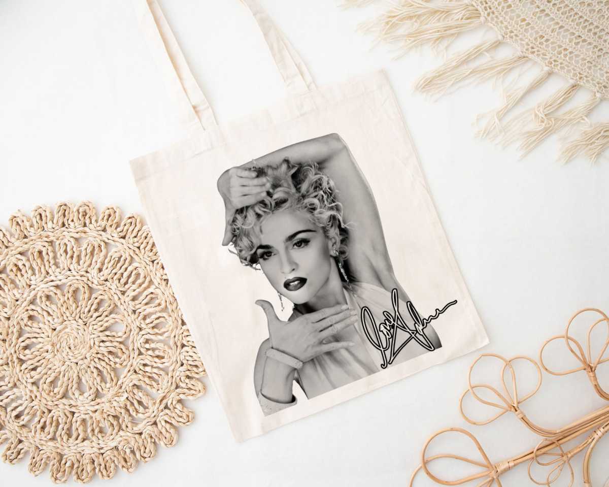 Madonna Poster Tote Bag Madonna Poster Tote Bag