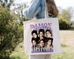 Damon Salvatore Poster Tote Bag