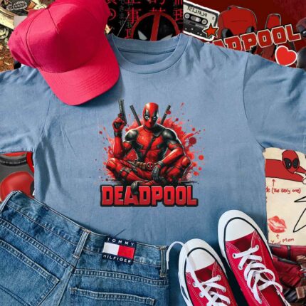 Deadpool Sitting T-Shirt