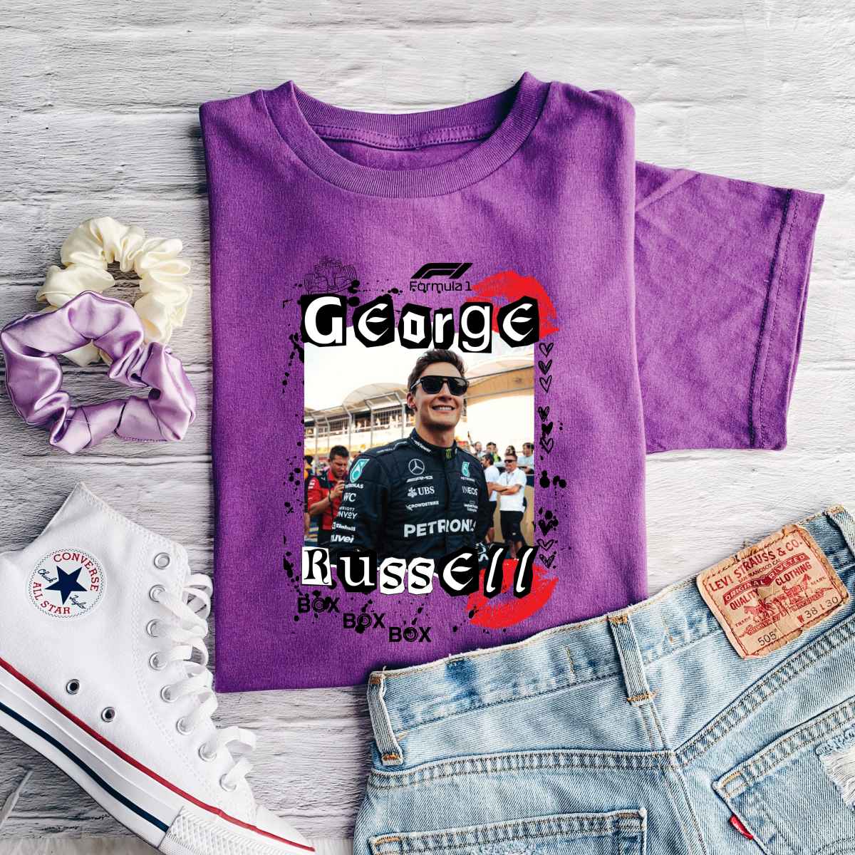George Russell Burn Book T-Shirt George Russell Burn Book T-Shirt