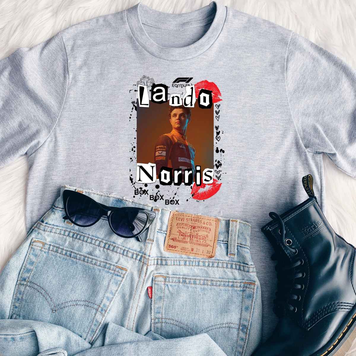 Lando Norris Burn Book T-Shirt Lando Norris Burn Book T-Shirt